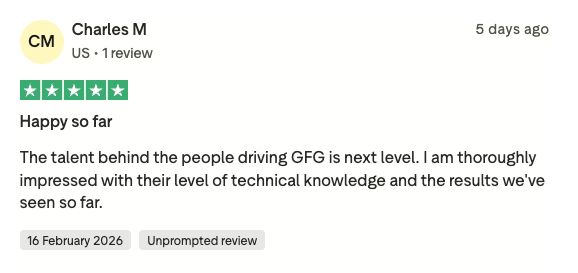 Agent review on Trustpilot
