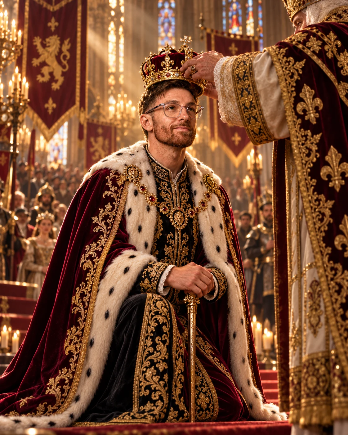 Ryan Darani being crowned King of Real Estate AEO